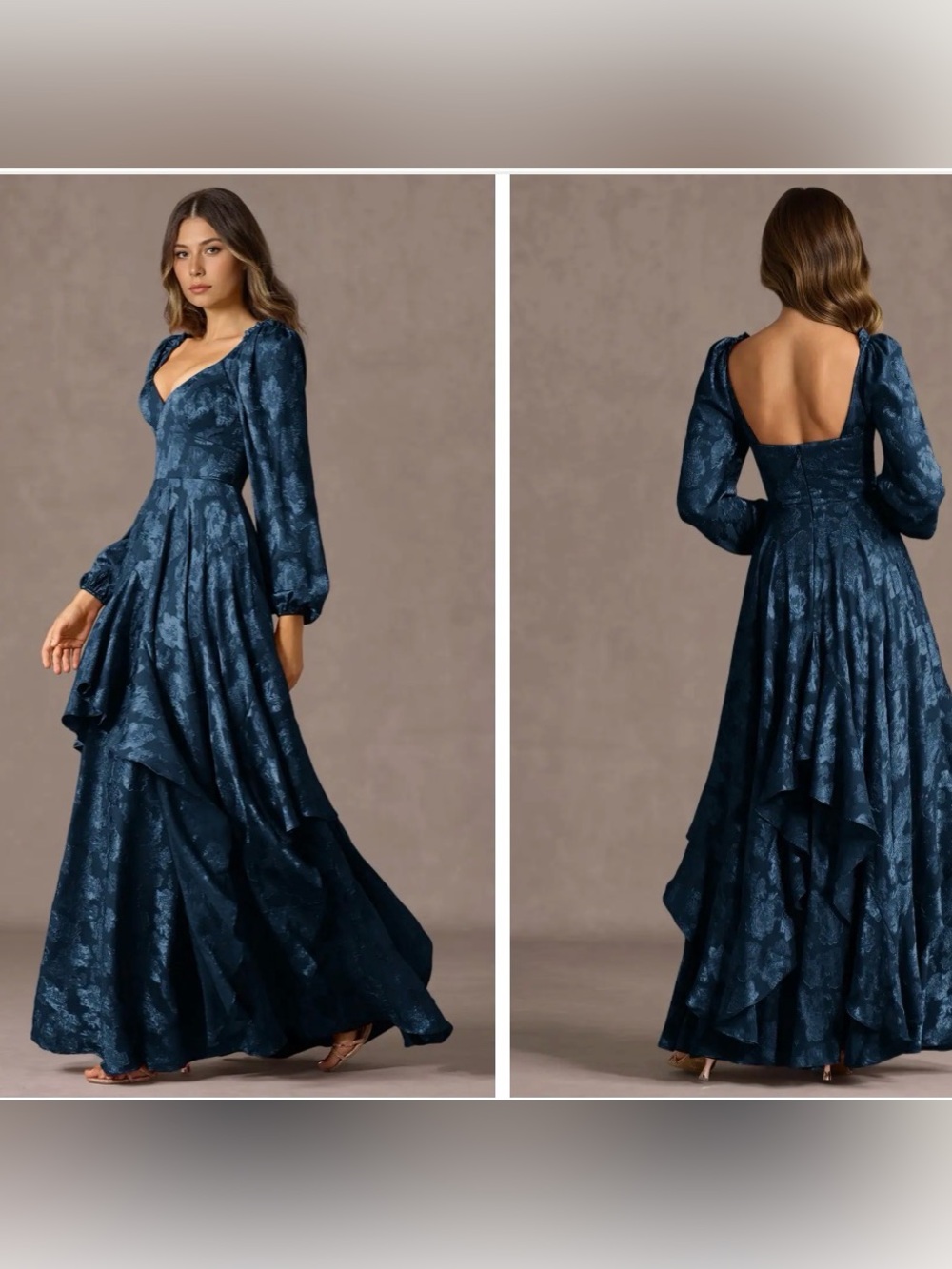 Azazie Milena Maxi Princess Dress Size 8 NWT